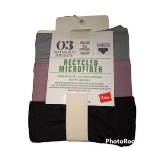 Hanes microfiber briefs.  Medium.  #408